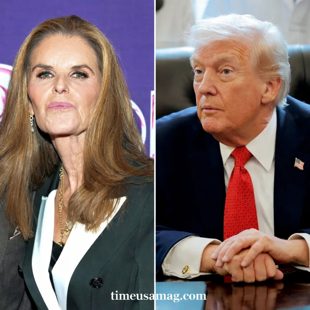 Maria Shriver Kennedy Center Instagram post questioning Trump name addition