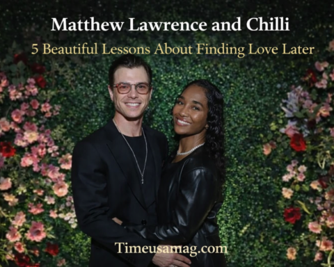 Matthew Lawrence and Chilli at Second Chance Love show premiere event 2025