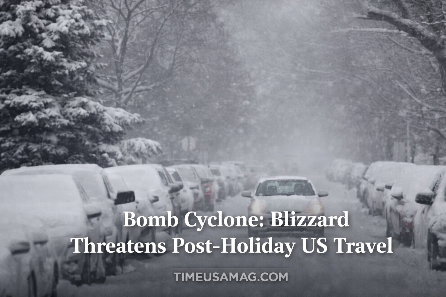 Bomb Cyclone: Blizzard Threatens Post-Holiday US Travel