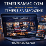Timeusamag.com homepage displaying breaking news and featured stories