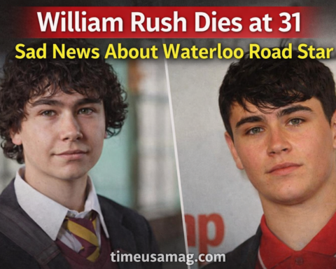 British actor William Rush from Waterloo Road who died at age 31